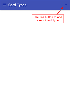 no card types